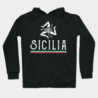 Love Sicilia Crest Siciliano Pride Hoodie